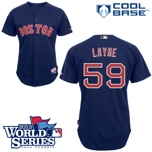 Tommy Layne #59 mlb Jersey-Boston Red Sox Women's Authentic Alternate Navy Cool Base Baseball Jersey